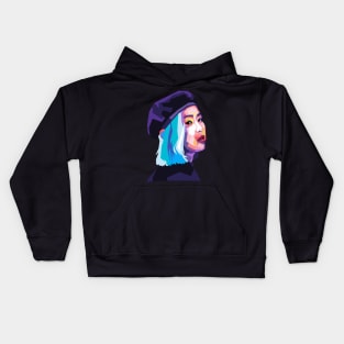 Itzy ryujin portrait Kids Hoodie